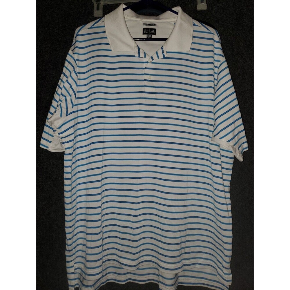 Adidas Climacool Striped Polo Mens Xl